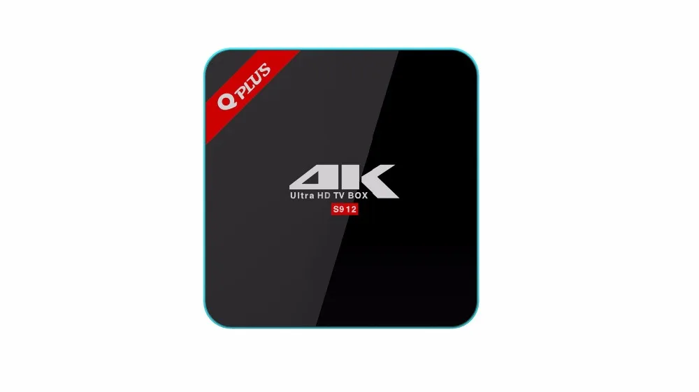 ТВ приставка Q Plus на Android 6 0 с восьмиядерным процессором Amlogic S912 2 ГБ/16 ГБ двойным Wi Fi