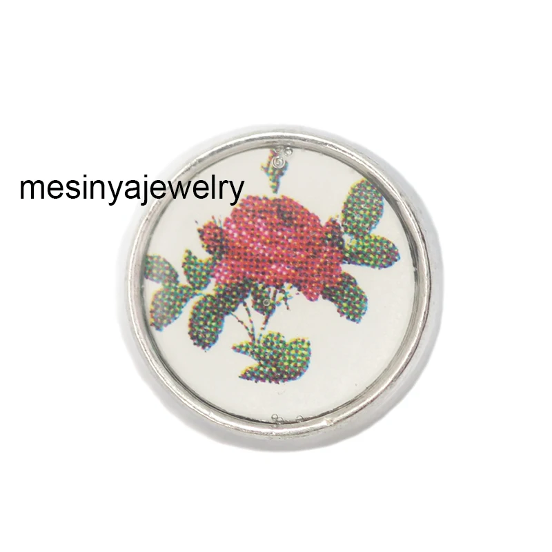 

10pcs rose flower floating charms for glass locket FC-944,Min amount $15 per order mixed items