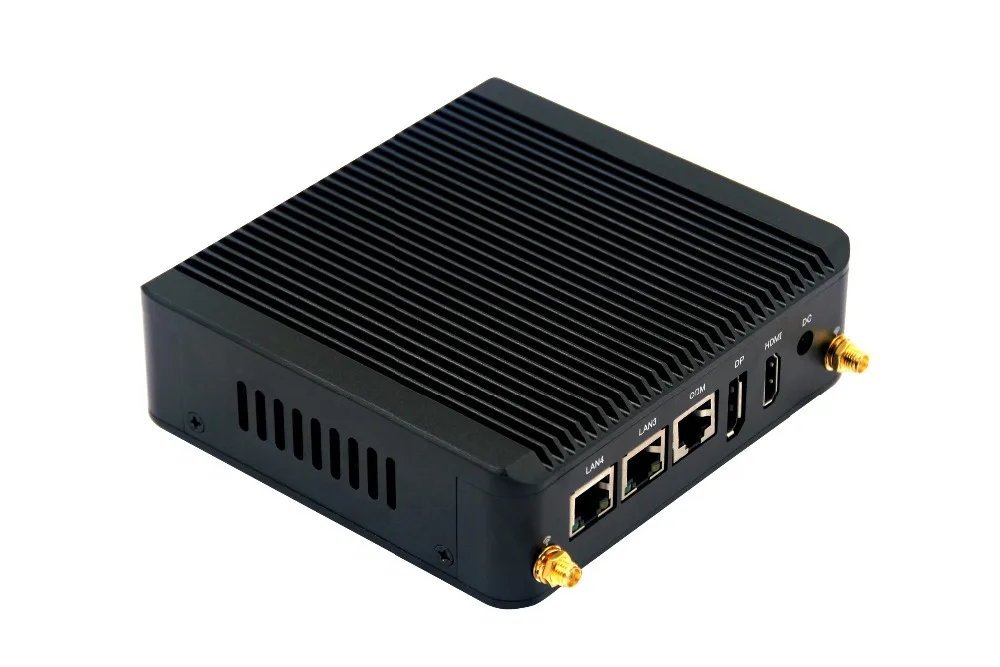 Новинка 2017 безвентиляторный мини ПК Linux четырехъядерный процессор celeron N2806