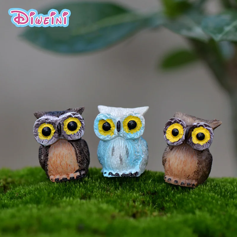 

Миниатюрная Фигурка Совы из мультфильма, для любителей животных, 3 шт.
