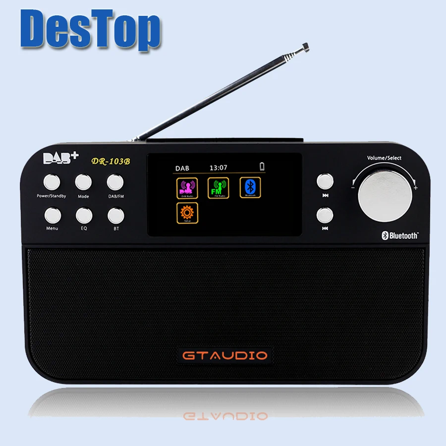 2 шт. FREESAT DR-103B портативный цифровой FM радио DAB RDS Wavebands приемник динамик |