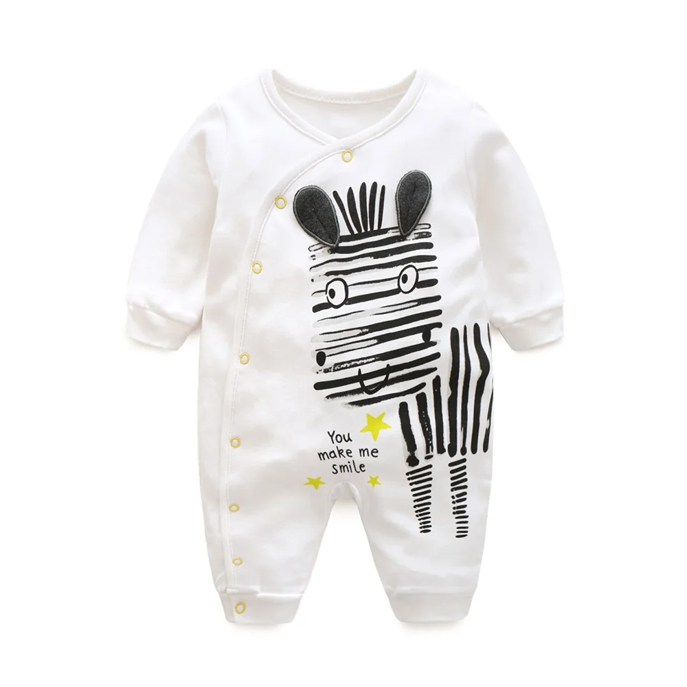 Детская Пижама Hooyi Zebra комбинезон костюмы хлопковая одежда для мальчиков и