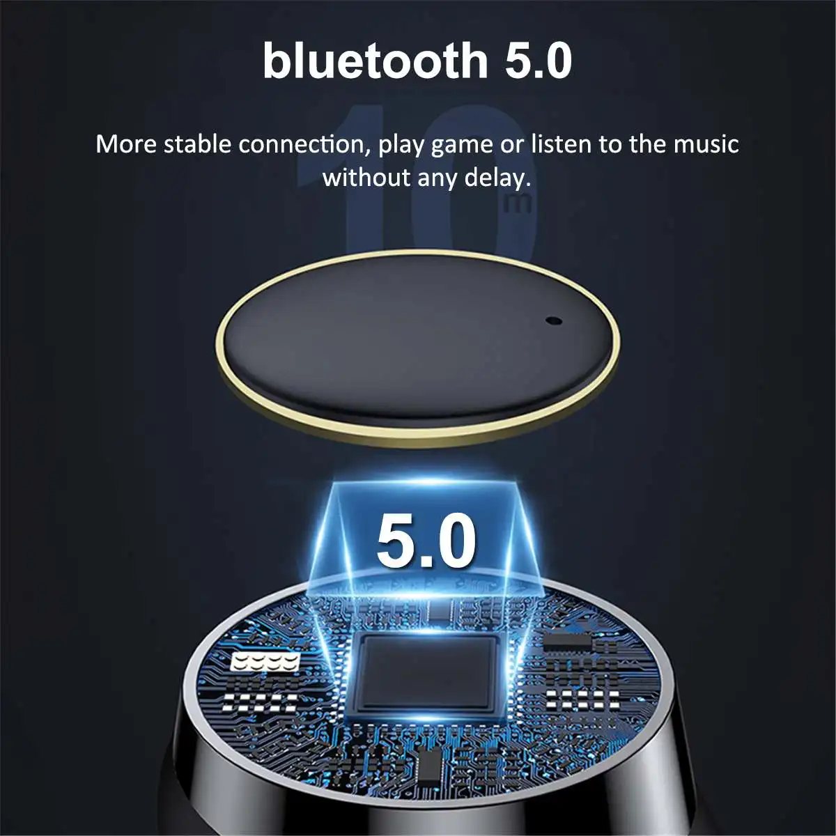 TWS Беспроводные bluetooth 5,0 наушники с микрофоном, водонепроницаемые спортивные bluetooth-наушники, наушники 2600 мАч, зарядное устройство для телефона