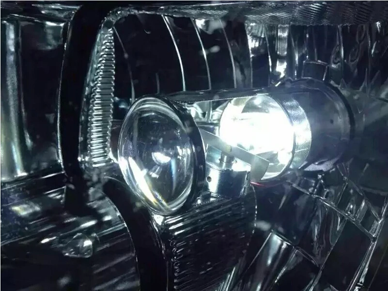 2x35 Вт автомобильный H4 9003 HB2 дальний/ближний свет прожектор линза HID