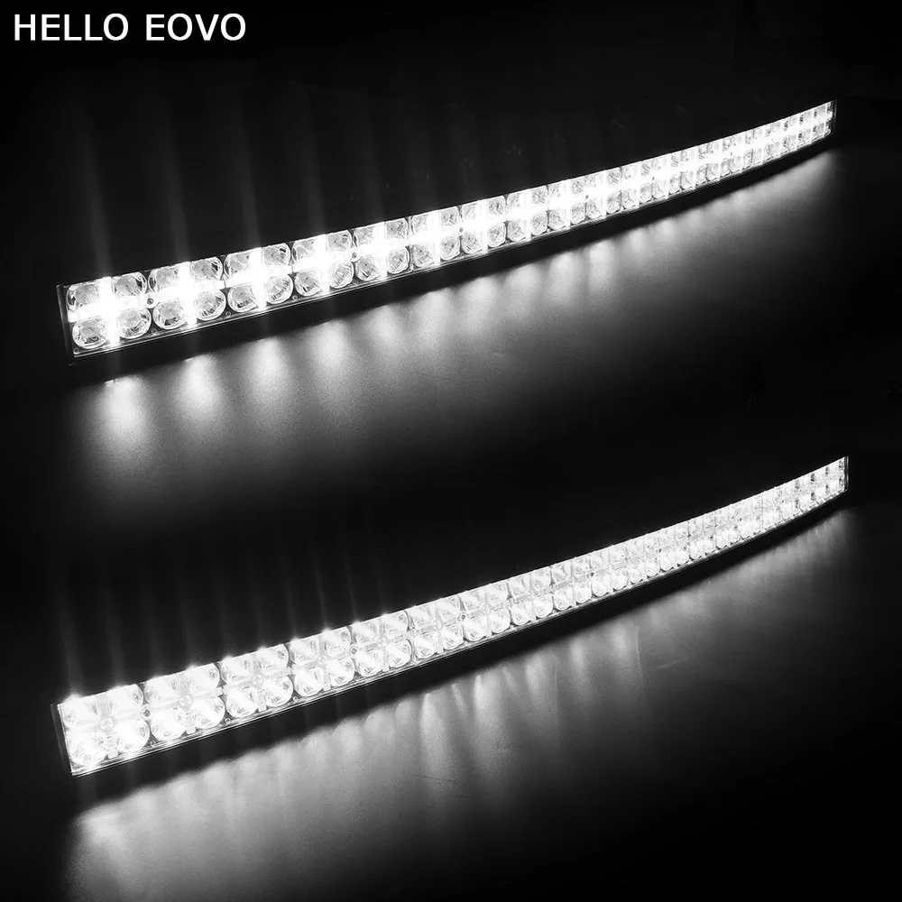 HELLO EOVO 7D изогнутые 42 дюйма 400 Вт с DRL светодиодный рабочий светильник для тягача