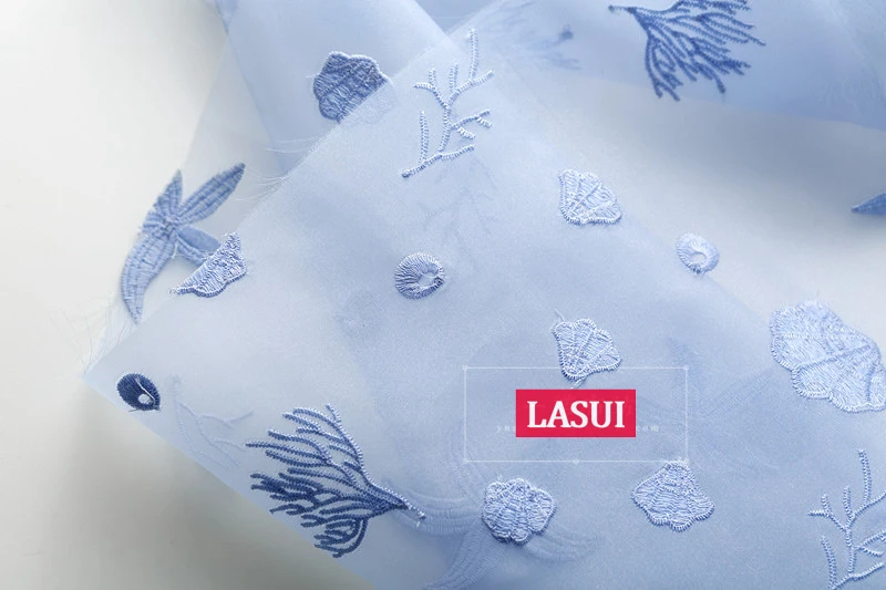 LASUI 3y = 1 штука O0044 для платья украшение штор уникальный узор вышивка морей и