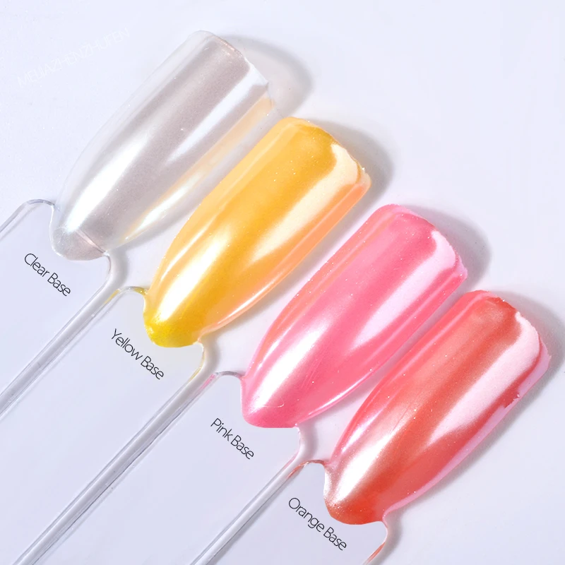 1 Box Diamond Перл Русалка порошок 2 г Сияющий белый Nail Art Блеск пыли DIY украшения