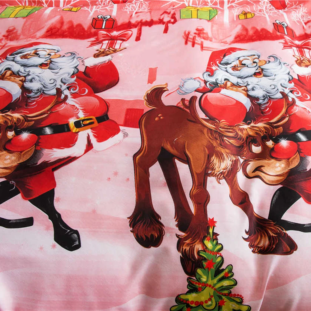 4 шт./компл. постельное белье набор пододеяльников рождественский подарок