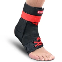 kuangmi 2 pc ankle support brace guard sports running compression ankle sleeve adjustable ankle straps sprained ankle protector