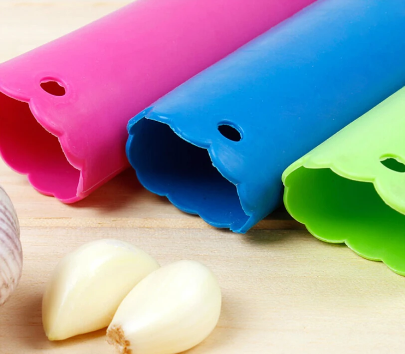 Новый волшебный очищенный чеснок силиконовый овощечистка пилинг бочка простой