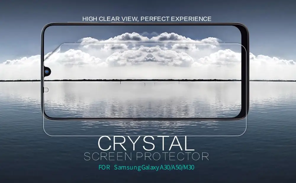 2 шт./лот для samsung Galaxy A30/A50/M30 NILLKIN кристальная супер прозрачная защитная пленка или Антибликовая матовая защитная пленка для экрана