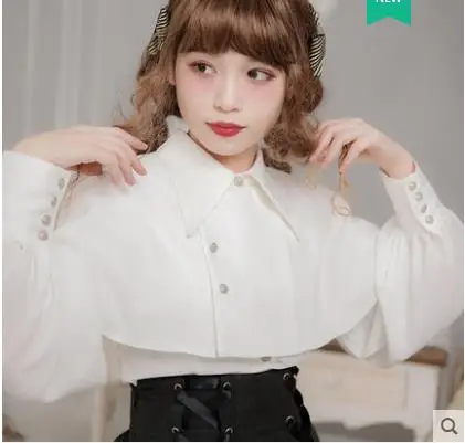 

Princess sweet lolita shirt [Dolly Delly] Originally designed * Moment * long sleeves cloak shirt in summer Dolley-00141