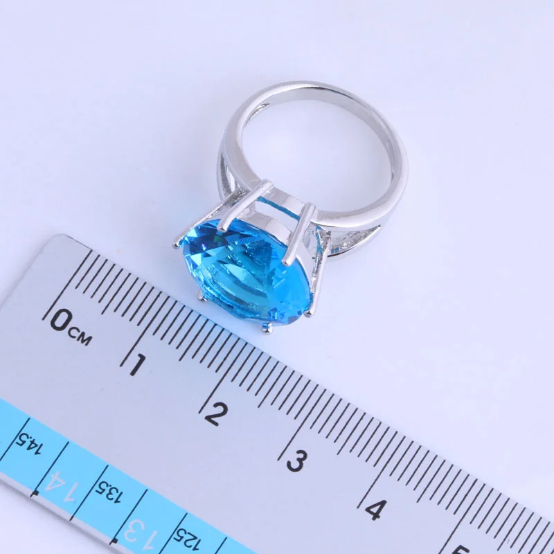 Ювелирный Комплект из кольца и серёг с фианитом|jewelry sets|set jewelryjewelry set zirconia |