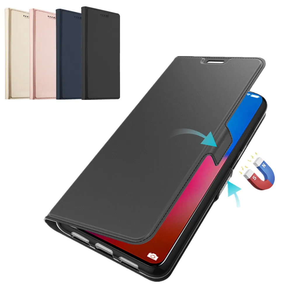 Для Xiao mi Red 7A Флип кожаный чехол тонкий дизайн книги Магнитный подставка для 9T Pro