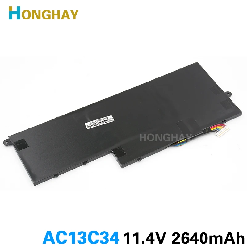 Honghay AC13C34 аккумулятор для ноутбука acer Aspire V5-122P ICP5/60/80 V5-132 E3-112 V5-122 ЖК 11,4 в 30wh 2640 мА-ч