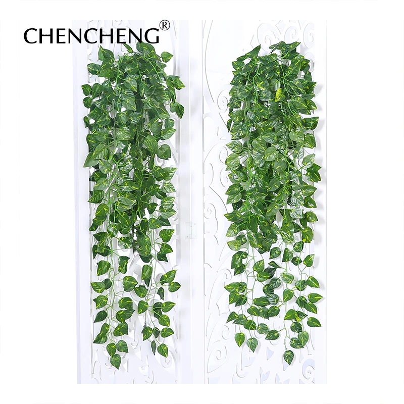 CHENCHNEG 6 шт./лот искусственные шелковые листья поддельные растительные стены