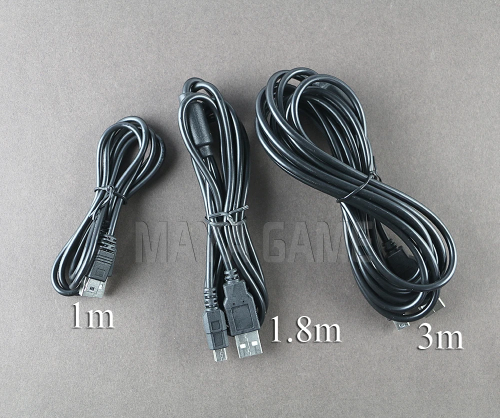 OCGAME 5 шт./лот 100 см 180 300 черный USB шнур для зарядки игровой контроллер кабель данных
