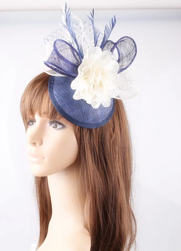 Женская вуалетка с перьями элегантная розовая шляпка шелковым цветком Свадебная