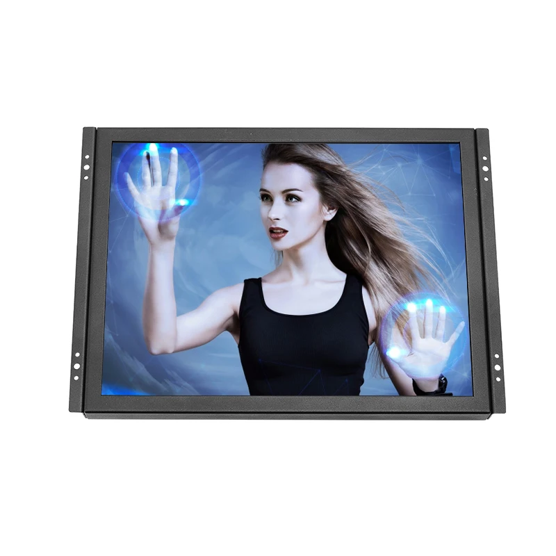 Verkauf Günstige Touch-Monitor 15 Zoll Raspberry PI Touch POS Monitor Mit Resistiven Touchscreen AV BNC VGA HDMI USB Interface
