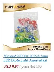 16 значений* 20 шт = 3 20 шт 1206 SMD конденсатор Ассорти Комплект 10pF~ 22 мкФ компонент diy Образцы комплект и