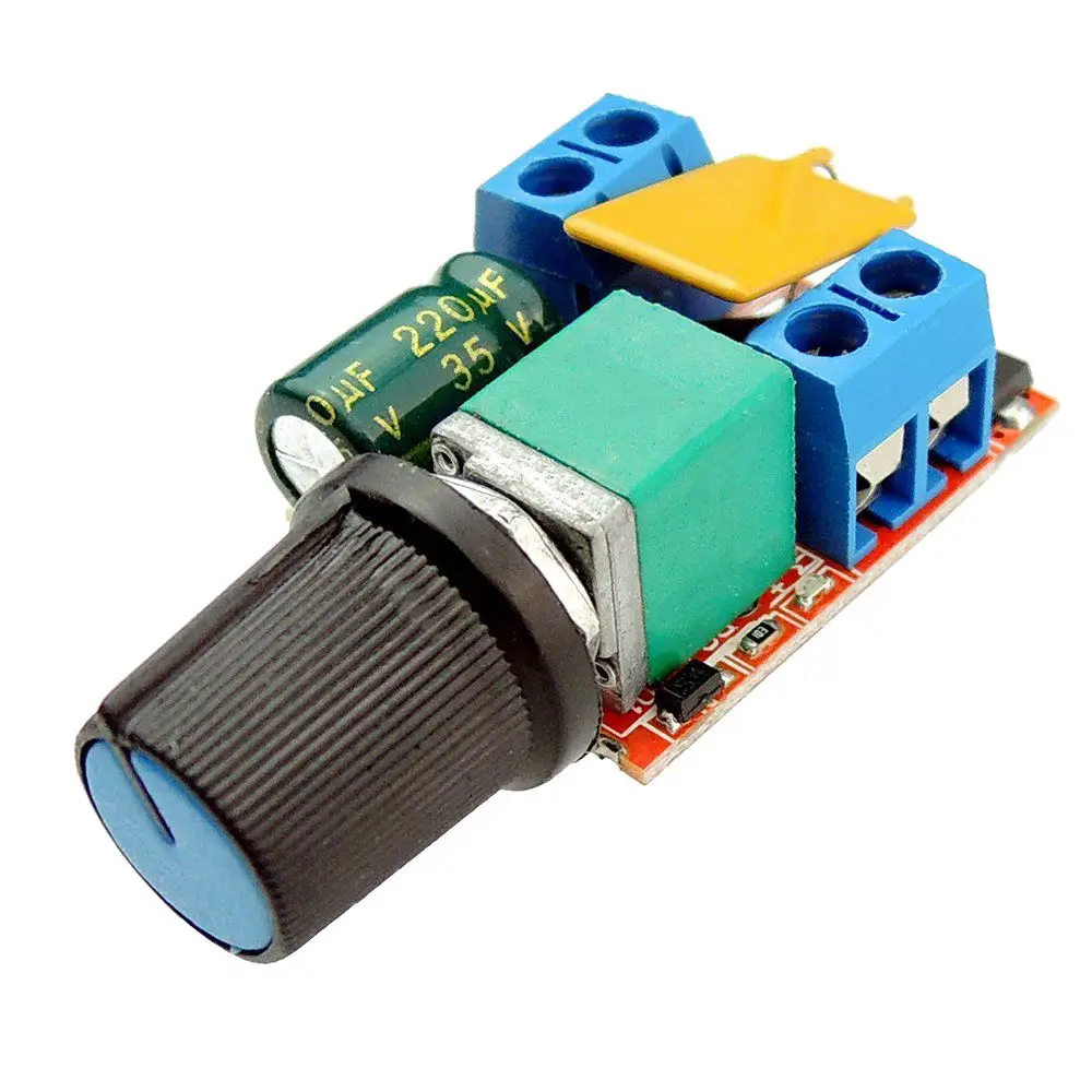

Мини DC контроллер скорости ШИМ 3V 6V 12V 24V 35VDC 90W 5DC переключатель управления скоростью двигателя светодиодный диммер