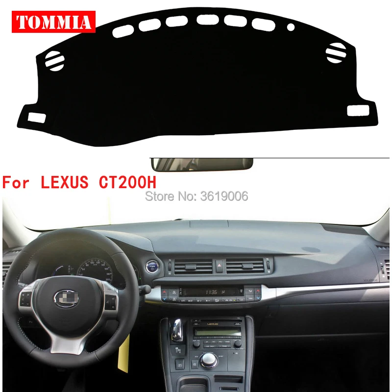 

TOMMIA Interior Dashboard Cover Light Avoid Pad Photophobism Mat Sticker For LEXUS CT200H