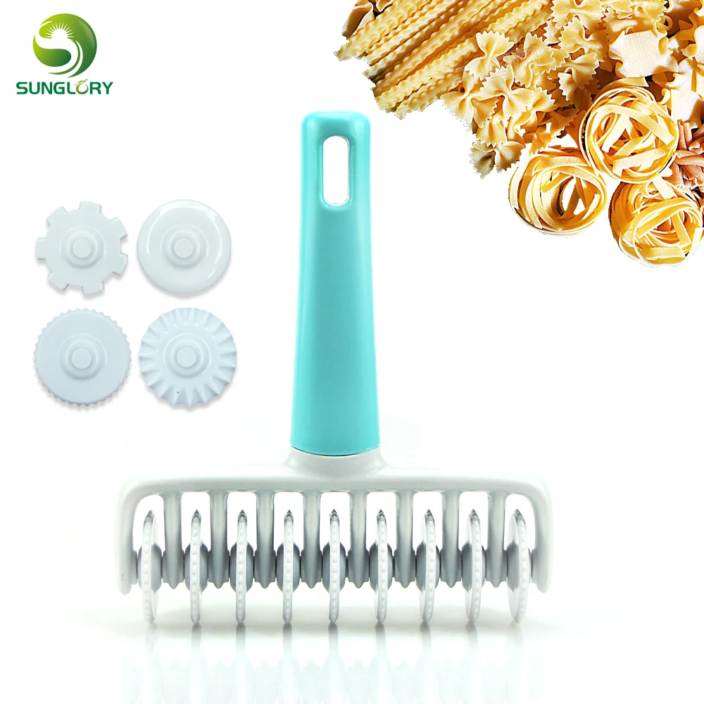 

Fondant Ribbon Cutter Embosser Roller Set Fondant Strip Ribbon Cutter Sugarcraft Tool Plastic Cake Rolling Pin Cake Decoration
