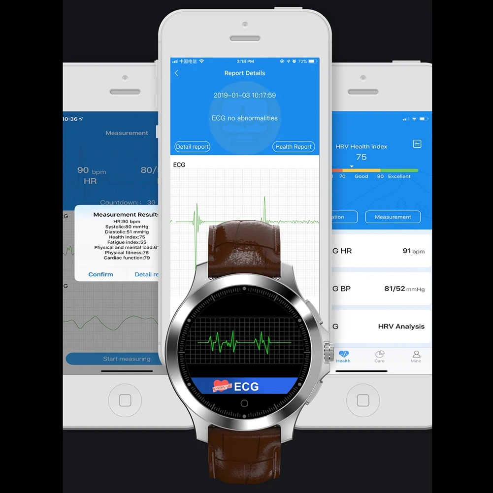 W8 ЭКГ+ PPG фитнес-Браслет Смарт-часы кровяное давление монитор сердечного ритма шагомер IP67 Водонепроницаемый Бизнес смарт-браслет для мужчин