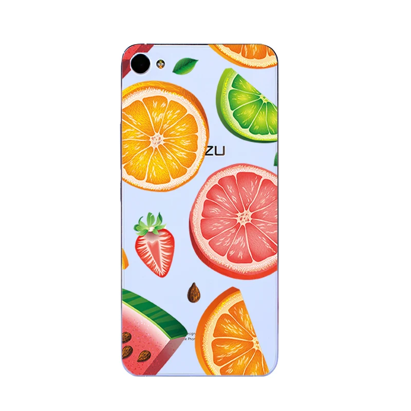 DIY чехол для телефона Meizu M1 M2 M6 Note 5 дюймов M3/M3S Mini Fundas U20 мягкий TPU фрукты вечеринка |