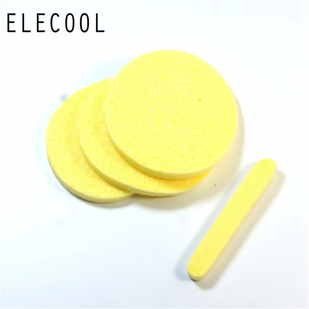 Косметическая губка ELECOOL 12 шт. для очищения лица и очищающая удаления макияжа