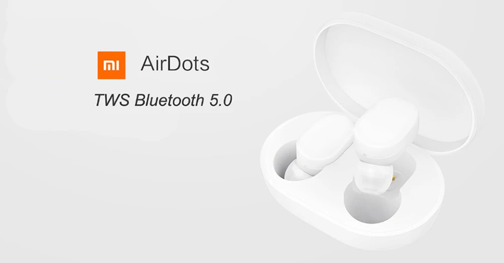Xiaomi Mijia AirDots TWS Bluetooth 5,0 беспроводные наушники гарнитура Молодежная версия сенсорное управление с зарядным устройством