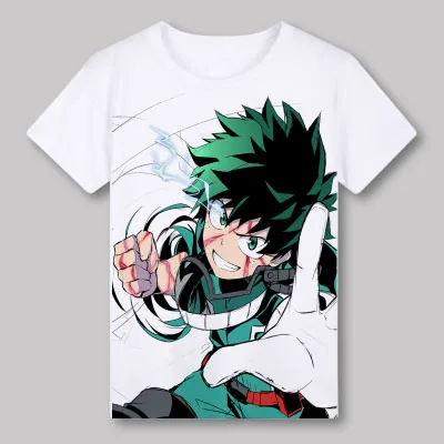 21 Новинка унисекс Boku no hero т Футболка my hero academia футболка унисекс футболка с короткими рукавами - Цвет: 21