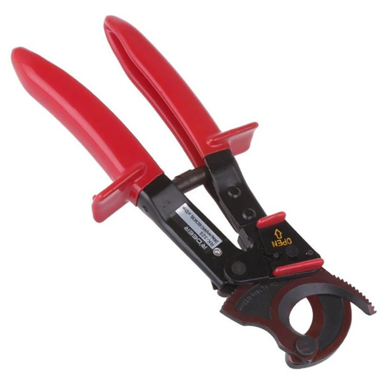 Ratchet Mechanical Scissors Wire 240 Square mm Cable Bolt Cutters Pliers Alloy Steel Hand Tools