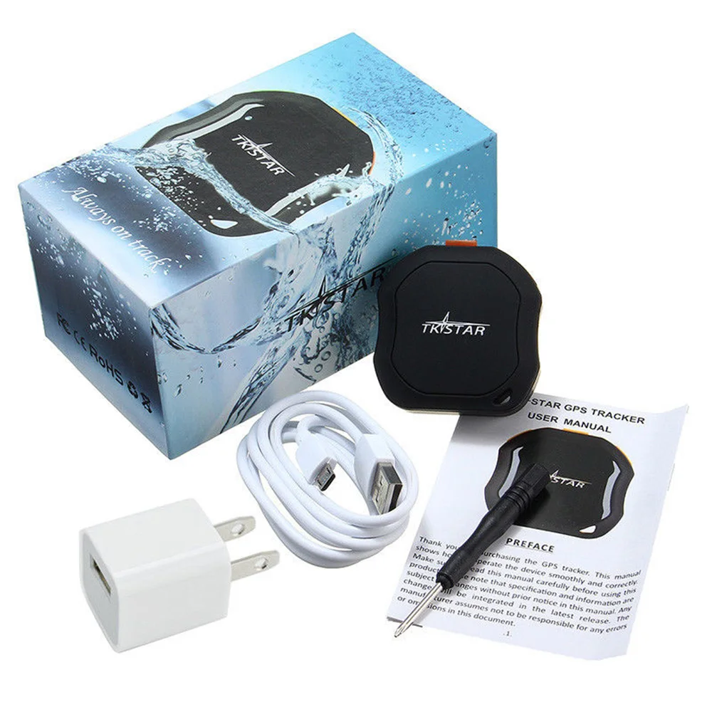 TKSTAR TK109 Водонепроницаемый мини Персональный gps трекер автомобиля GSM/GPRS rastreador veicular для домашних животных детей пожизненная платформа