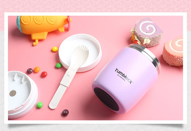 Bento box изолированный баррель с изоляцией для обедов из нержавеющей стали Вакуумная чашка для супа BT-27
