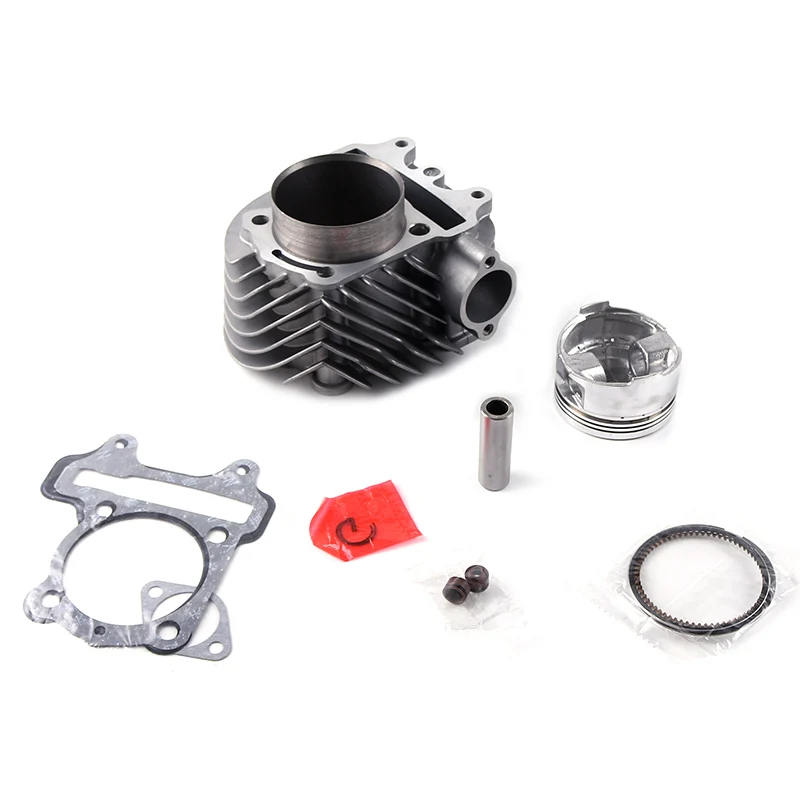 Сделано в Тайване GY6 125cc 150cc обновление до GY6 210cc большой диаметр 63 мм 157qmj 152qmi добавить мощность не менее 50%, гоночный цилиндр комплект головки