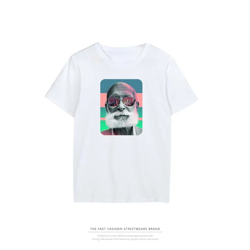 QJM Vaporwave футболка Для женщин Модная хлопковая уличная хлопок короткий рукав