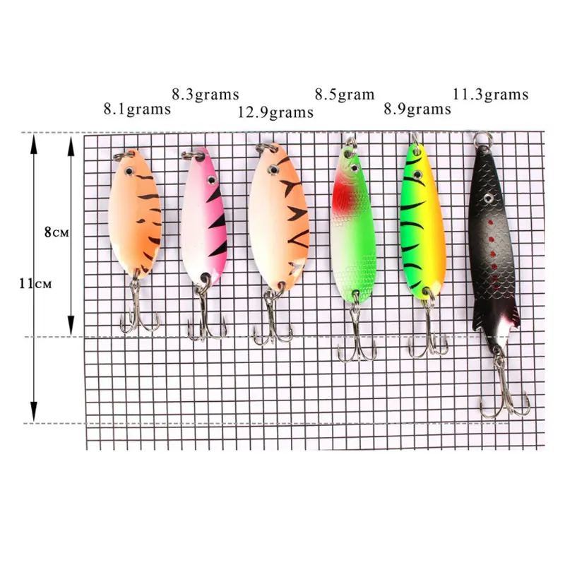 Рыболовная приманка 30 шт./лот Minnow/popper Spinner ложка металлическая искусственная iscas