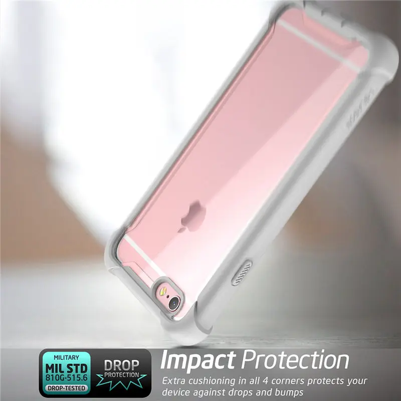 For iPhone 6 Plus/6s Plus Case 5.5 inch i-Blason Ares Series Full-Body Rugged Clear Bumper with Built-in Screen Protector |