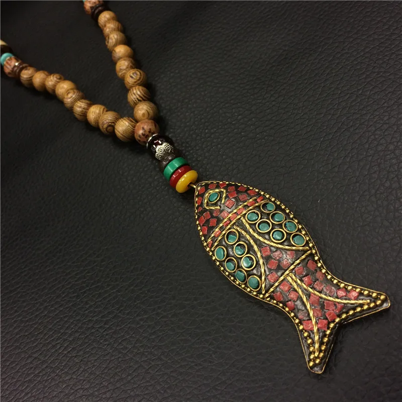 Женское этническое длинное ожерелье Evade Винтажные Ювелирные изделия в
