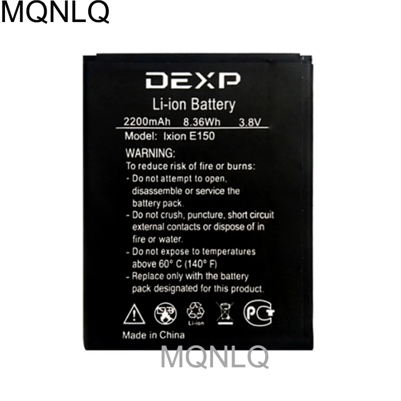 Батарея для DEXP Ixion E150 Soul протестированная Новая батарея 2200 мАч MQNLQ|Аккумуляторы