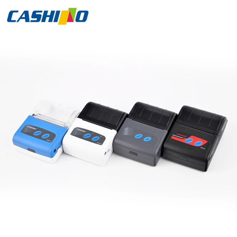 Портативный bluetooth термопринтер со штрих кодом диаметром 58 мм (USB + Bluetooth с защитным