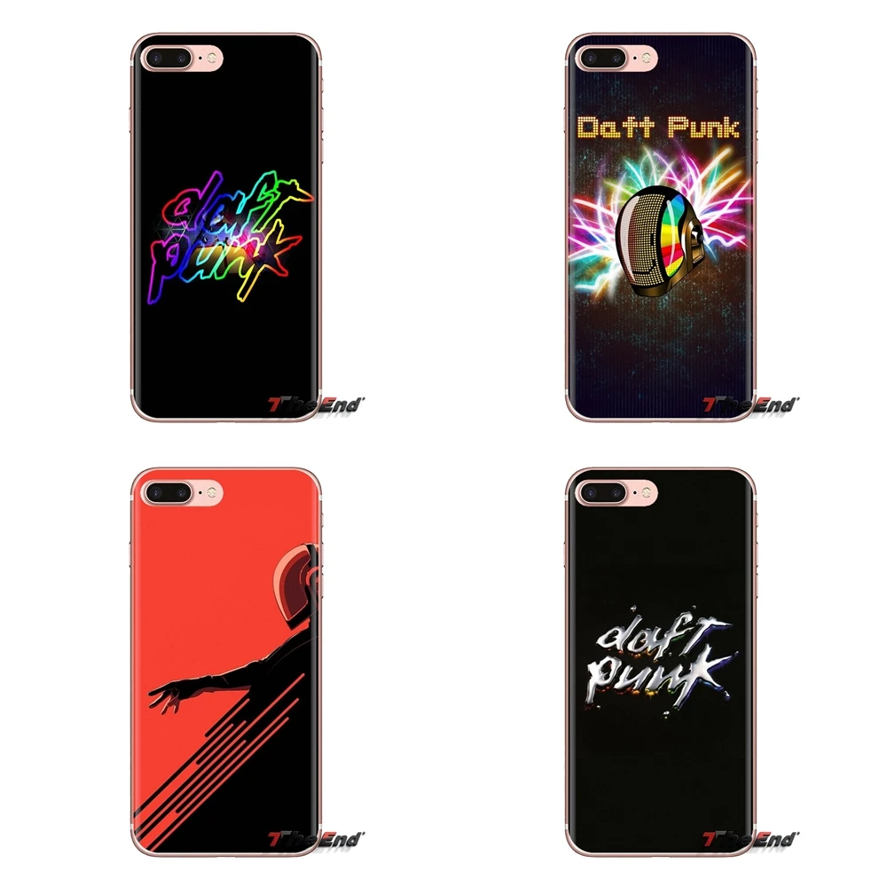 daft punk helmet Music For iPod Touch Apple iPhone 4 4S 5 5S SE 5C 6 6S 7 8 X XR XS Plus MAX Transparent Soft Shell Covers |
