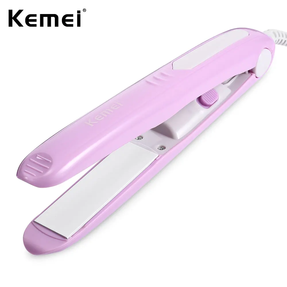 Kemei KM 331 мини керамическое покрытие Электрические волосы прямые алиперл UNICE ЖК