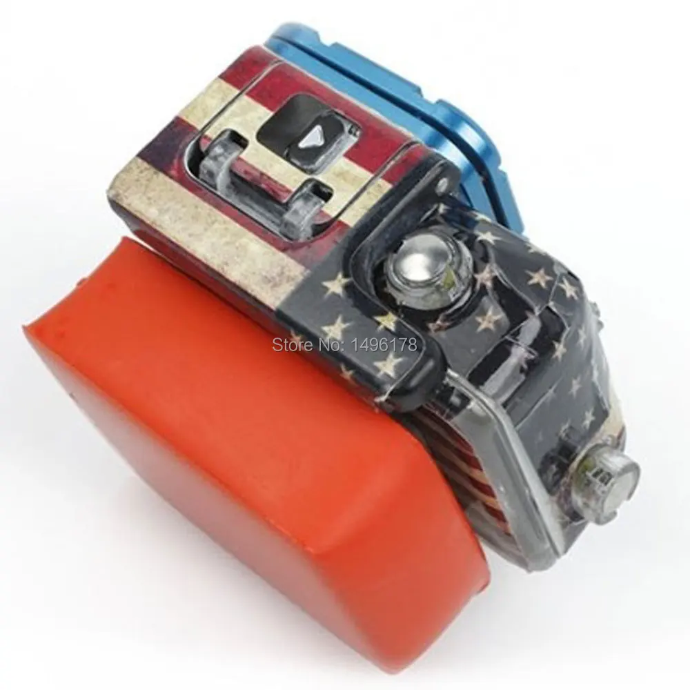 Новая красная плавающая поплавок коробка с 3 м клеящими кранами для камеры GoPro Hero 1