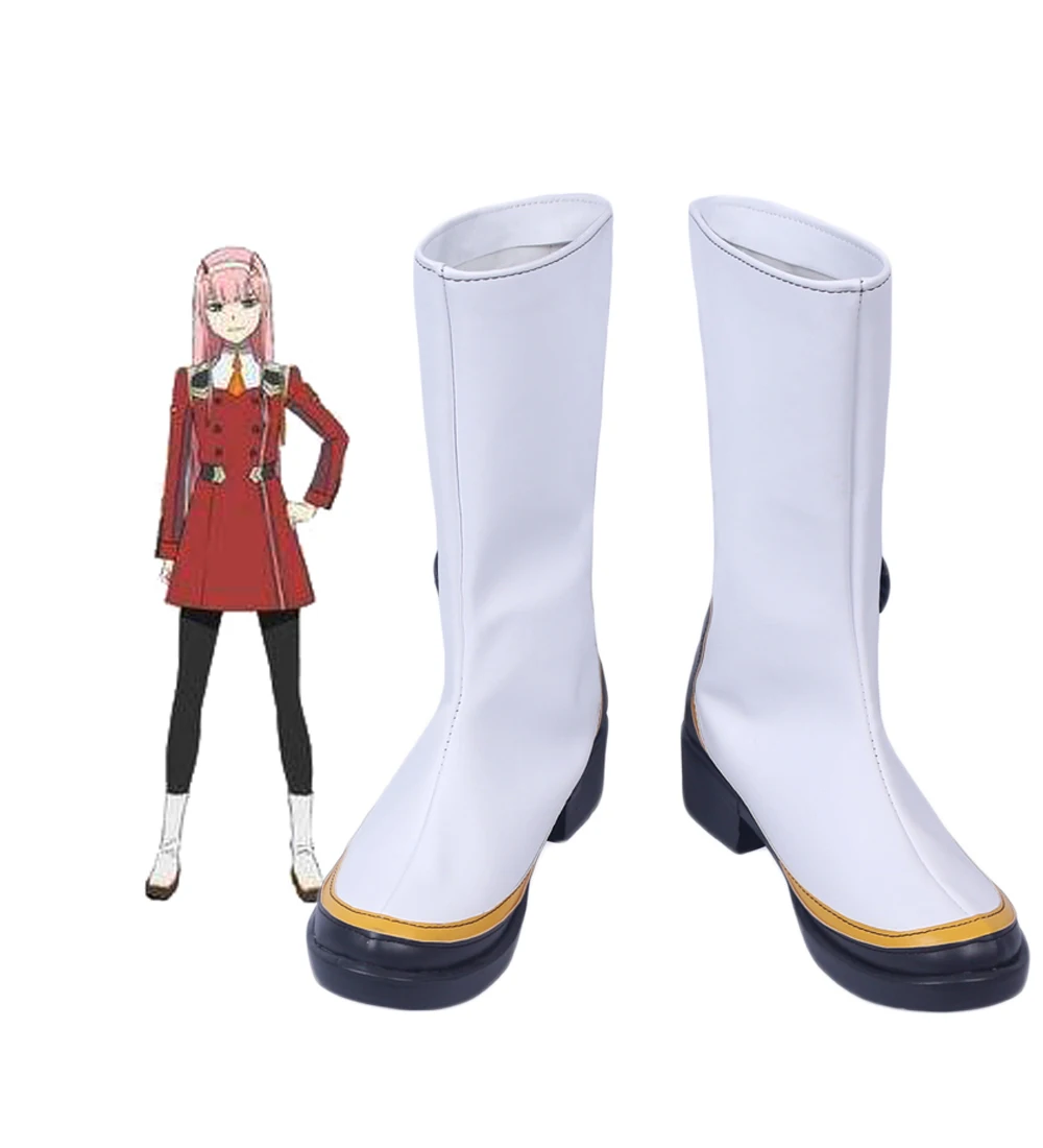 Ботинки Zero Two для косплея Дарлинг в FRANXX код 002 Cosplay белые ботинки на заказ |