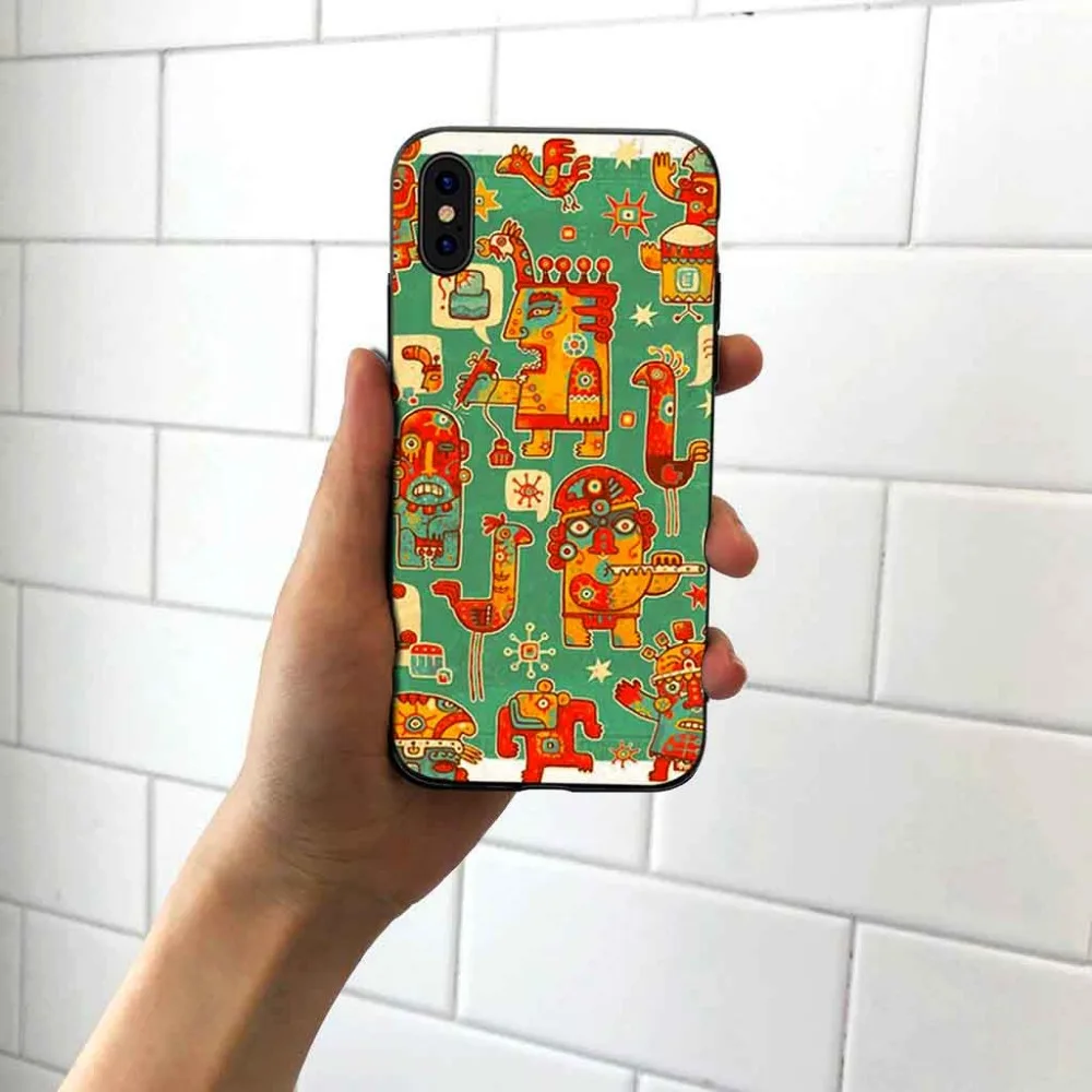 Граффити чехол для телефона с принтом &quotдля samsung Galaxy S10 e S9 S8 S7 S6 Edge Plus Мягкий