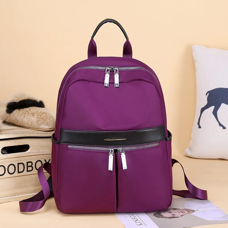 Школьный рюкзак для девочек-подростков Mochila Feminina, женские рюкзаки, нейлоновый водонепроницаемый повседневный рюкзак для ноутбука, женский рюкзак