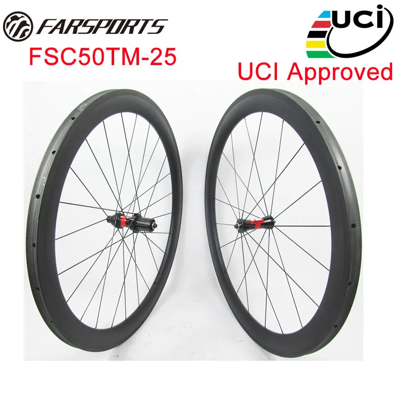 Farsports DT 240s прямые тяговые ступицы Fulll Углеродные дорожные велосипедные колеса 50