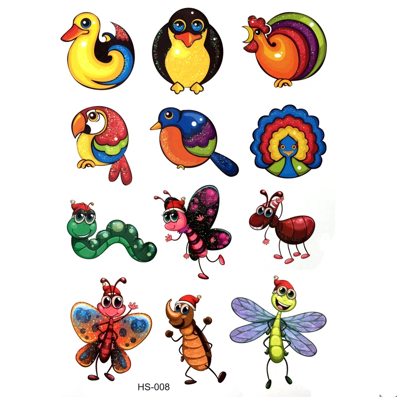 3 шт. водонепроницаемые временные татуировки в виде пингвина|temporary tattoo cute|tattoo